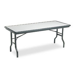 Iceberg indestructables rectangular folding table