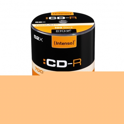 New intenso cd-r 52X 700MB 100 pack spindle