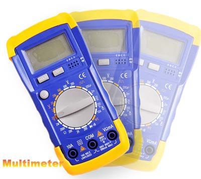 New lcd digital dmm multimeter volt testers ohm ammeter