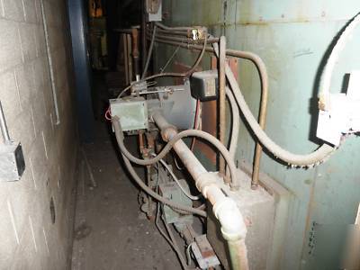 Powder coating oven, dry-off and powder cure, large