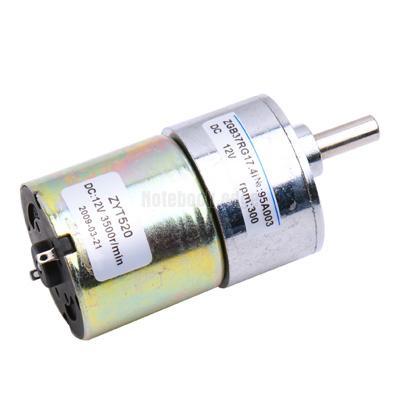 12V dc 300RPM high torque gear-box electric motor 37MM