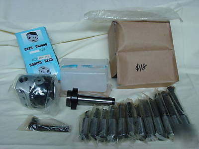 3 pc R8 knee milling machine boring bar set - 3