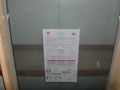 Andersen venting roof window w/ shades & screen 28 x 38