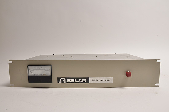 Belar fm rf amplifier rfa-1 radio station amp monitor