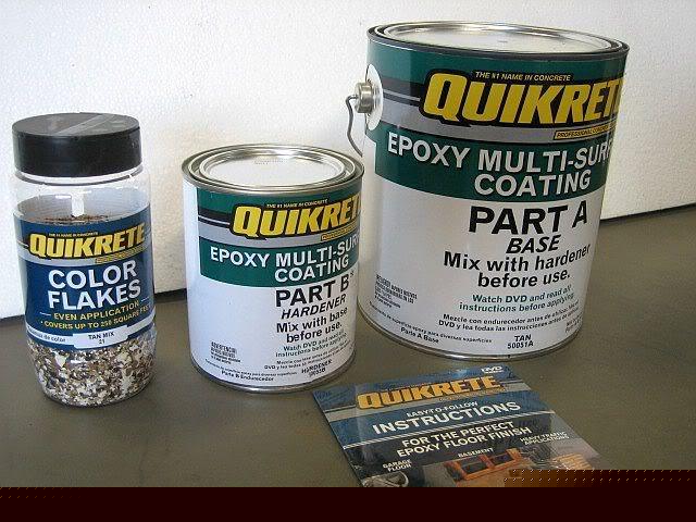 Epoxy multi-surface coating tan semi-gloss quikrete