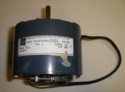 Ge industrial motor 750 rpm 120V .7A w/ frame mount nos