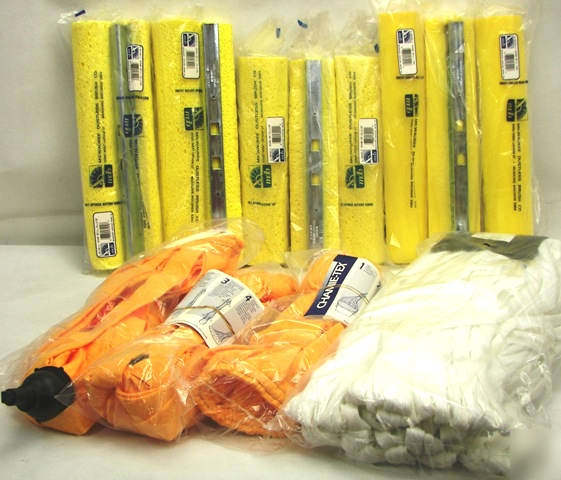 Milwaukee dustless mops:sponge/cellulose/cotton loops
