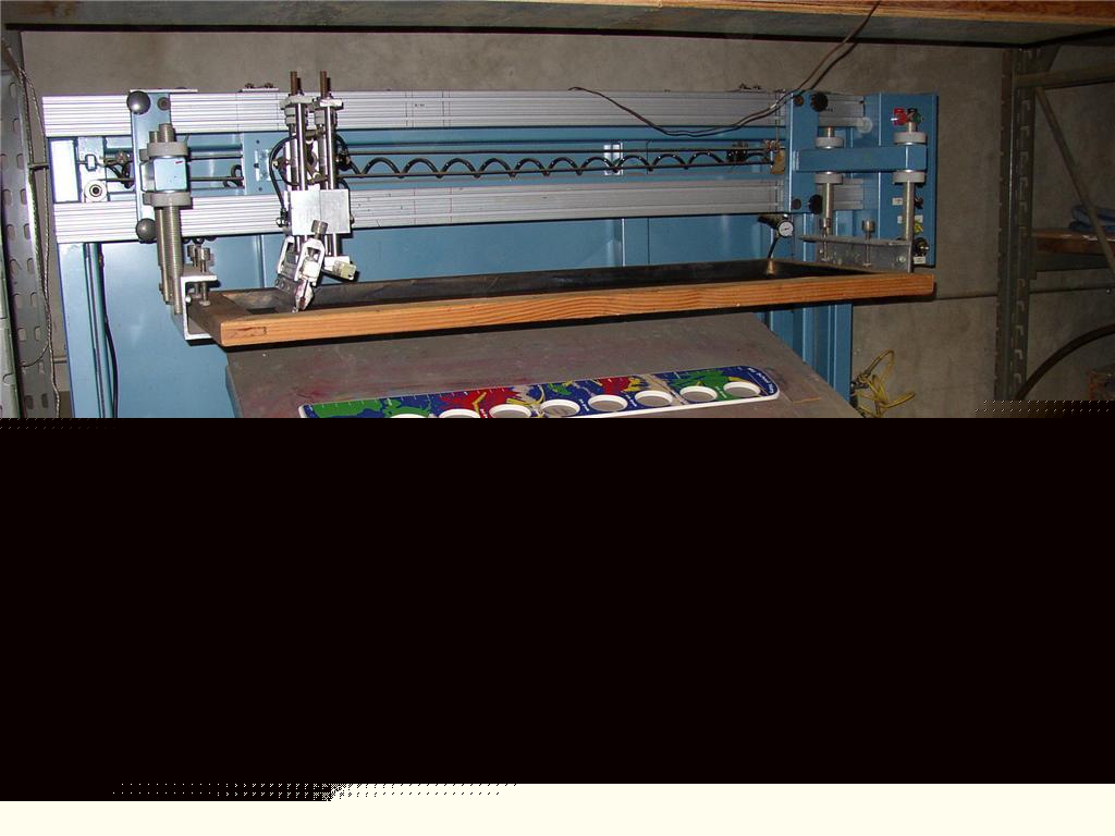New man semi auto silk screen printing press LG16X44AREA