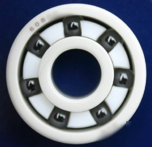 Set of 8 full ceramic high speed skateboard bearing /