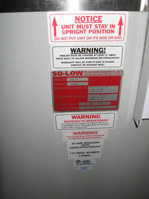 Ultr-low temp chest freezer by so-low environmental