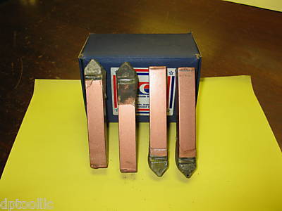 Usa d-10 grade 370 brazed carbide tool 12PC lot 
