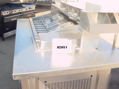  sandwich-pizza prep-table deli cold & heat (by apw) 