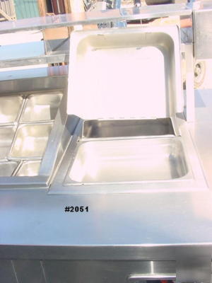  sandwich-pizza prep-table deli cold & heat (by apw) 