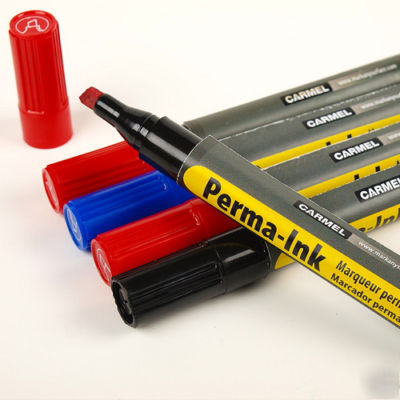 Carmel permanent chisel tip marker, canadian made