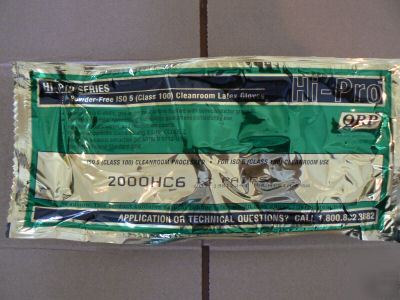 12 pairs qrp hi-pro iso 5 class 100 cleanroom gloves