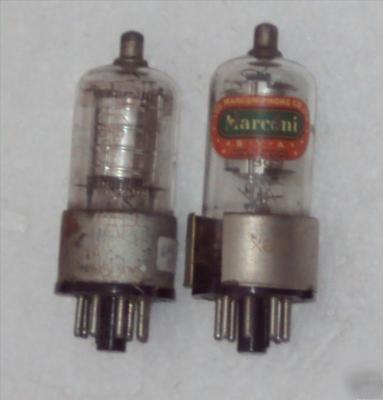 2 vintage 6AG8GT / X63 valves - tested