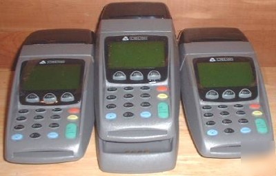 3 ingenico elite 770 credit card machines & charge base