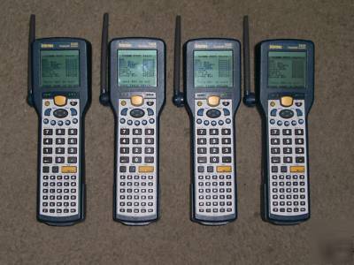4 intermec 2425 trakker antares barcode scanners