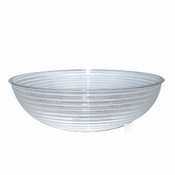 Cambro camwear clear plastic ribbed bowl |4 ea|