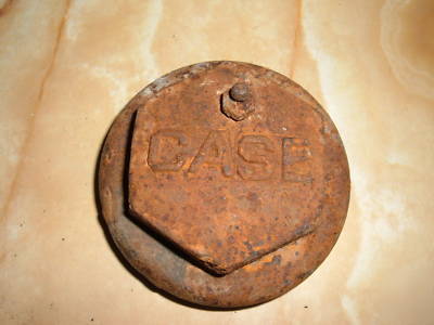 Case tractor front wheel grease bearing seal cover cap