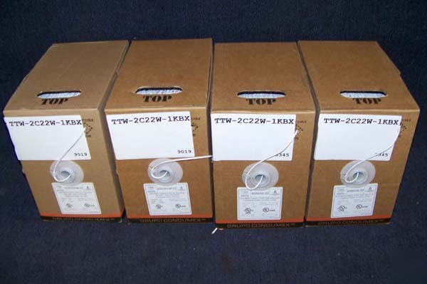 Condumex security type CL2 outdoor cable 22 awg-3000'