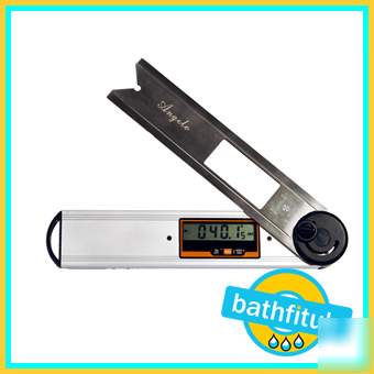 Digital angle finder protractor gauge and spirit level