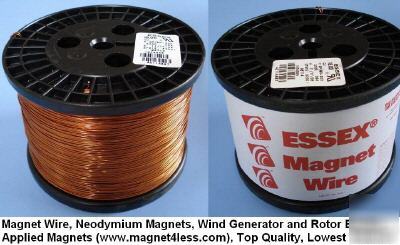 Enameled magnet wire 17 awg gauge wind generator 11 lb
