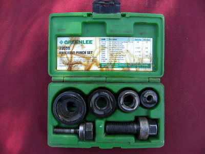 Greenlee ball bearing knockout punch set no.735BB