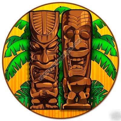 Hawaiian tiki bar pub patio metal sign RCP05 
