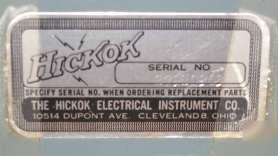 Hickok in circuit transistor tester model 890