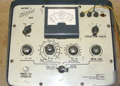 Hickok in circuit transistor tester model 890