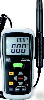 Humidity & temperature meter - cem dt-615