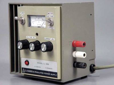 Lambda 0-120VDC regulated metered variable power supply