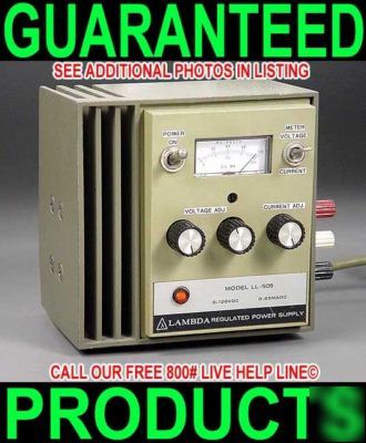 Lambda 0-120VDC regulated metered variable power supply