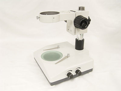Microscope post stand bottom light & 76MM focus mount