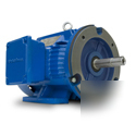 New 5 hp 3600 184TC 208/230/460 tefc electric motor