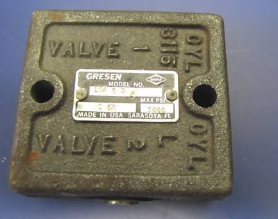 Valve #LOA6D parker/gresen
