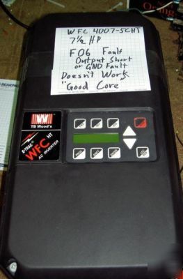 Woods 7.5HP inverter, vfd, WFC4007-5CHT e-trac 