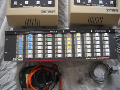 Zetron model 26/6 fire station alerting system