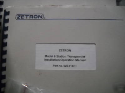 Zetron model 26/6 fire station alerting system