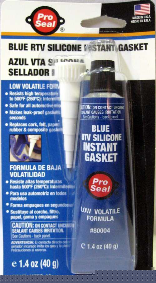New pro seal blue rtv silicone instant gasket 