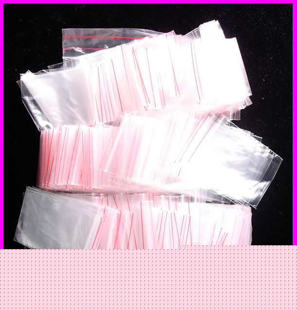 1000 ziplock zipper lock clear plastic poly bags 4X6CM