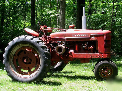 1950 ih farmall m, nice, no 