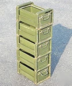 4 stackbin stack rack box stacking steel storage bin