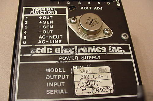 Acdc electronics #24N1.8-1-2 power supply astec america