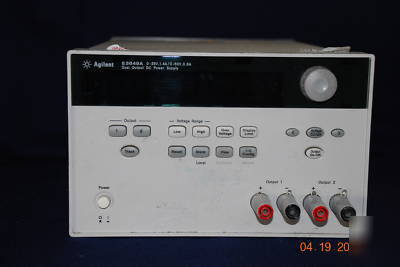 Agilent E3649A dual output power supply 