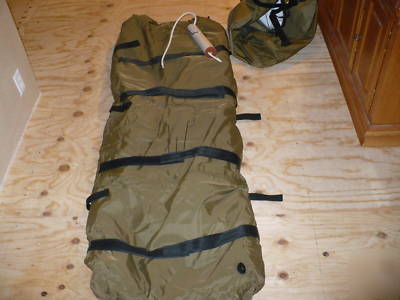 Back-pack,mattress,injury immobilization good cond. q.1