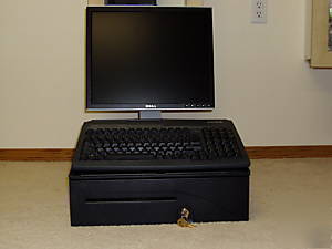 Complete retail store pos system with c/c reader