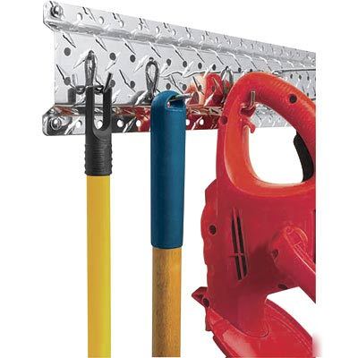 Diamond life pegboard strip brushed aluminum, 48