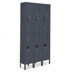 Edsal quickassemble doubletier lockers